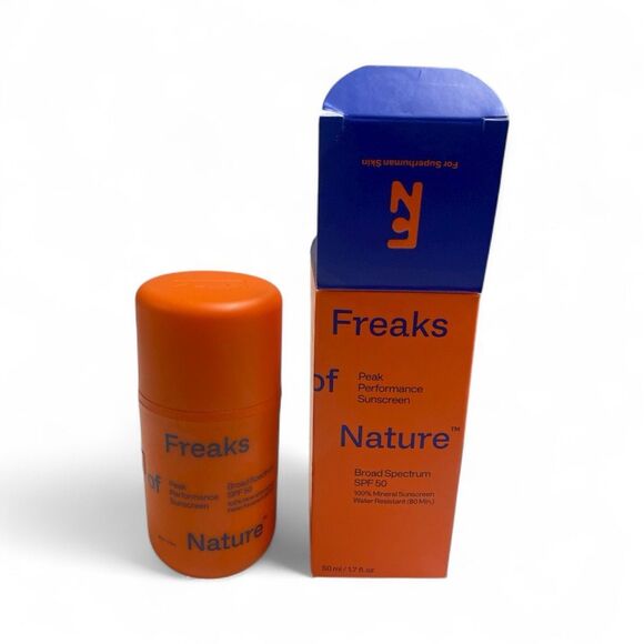 Freaks of Nature Peak Performance Sunscreen SPF 50 – 100% Mineral 1.7 fl oz READ - Picture 1 of 1